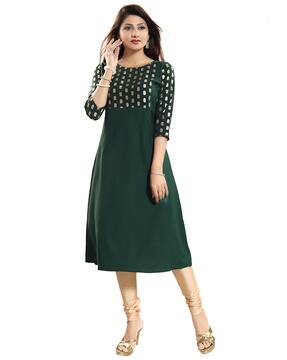 Green Kurtas for Women by ALC CREATIONS 