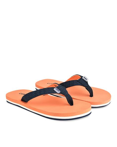 Buy Orange Flip Flop u0026 Slippers for Women by CAMPUS Online | Ajio.com