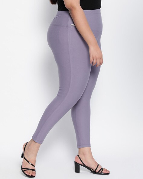 Mid-Rise Cotton Jeggings