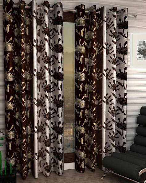 Buy Brown Curtains & Accessories for Home & Kitchen by Homefab India Online