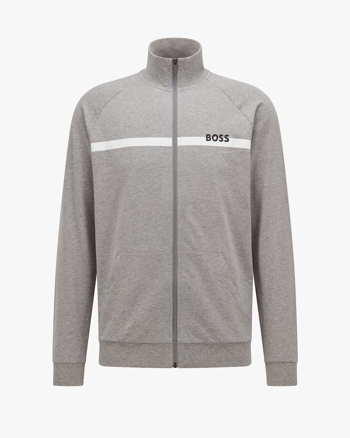 Buy HUGO BOSS Zip-Up Jacket with Stripe 