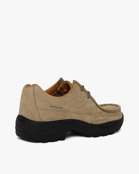 Khaki Casual Shoes for Men by WOODLAND 