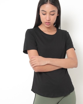 jockey plain t shirt for ladies