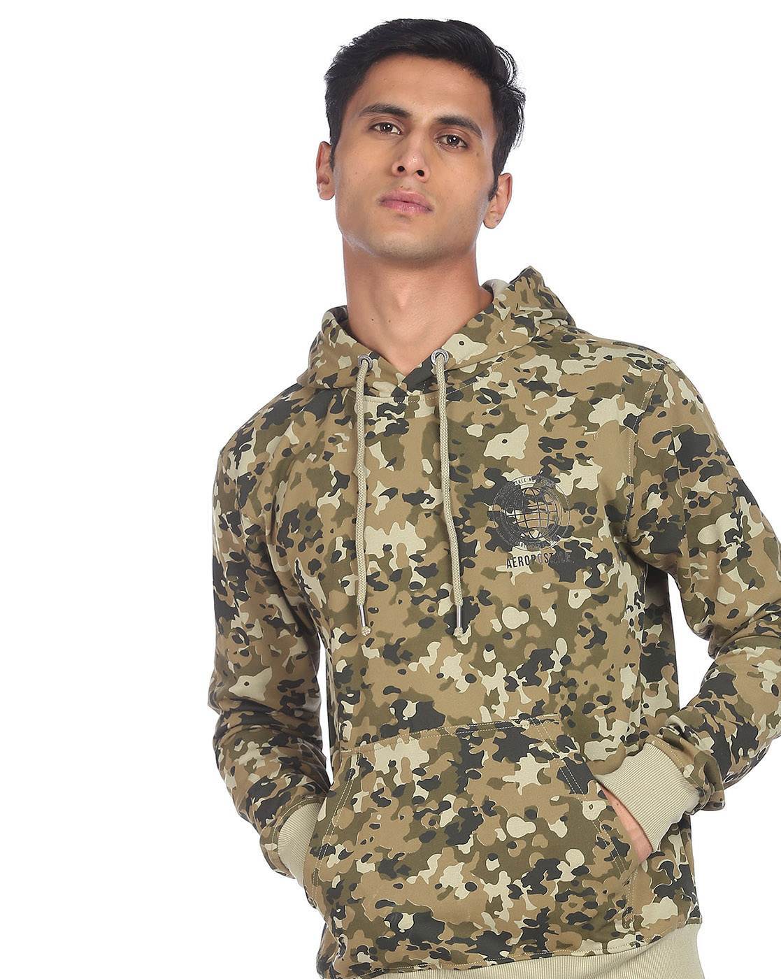 Aeropostale on sale camo hoodie