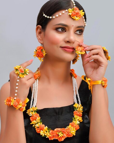 Buy Yellow FashionJewellerySets for Women by Silvermerc Designs