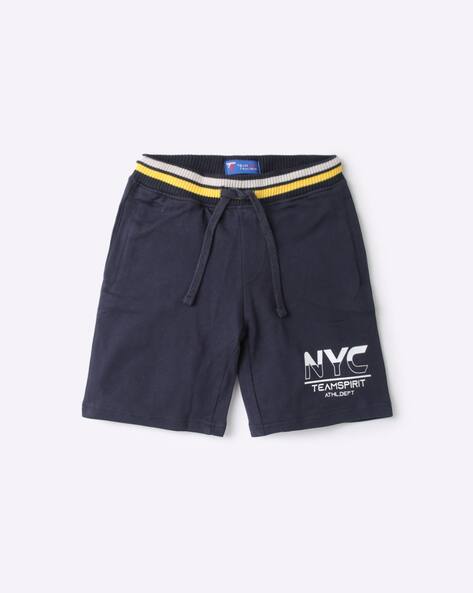 Shorts with Elasticated Drawstring Waist