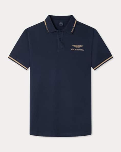Aston Martin Jacquard Slim Fit Polo T-Shirt