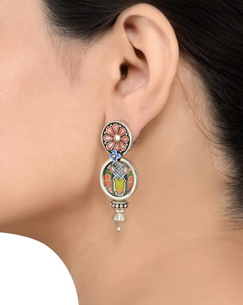Tribe Amrapali Chandrika Devi Ear Studs for Women : Amazon.in: Fashion