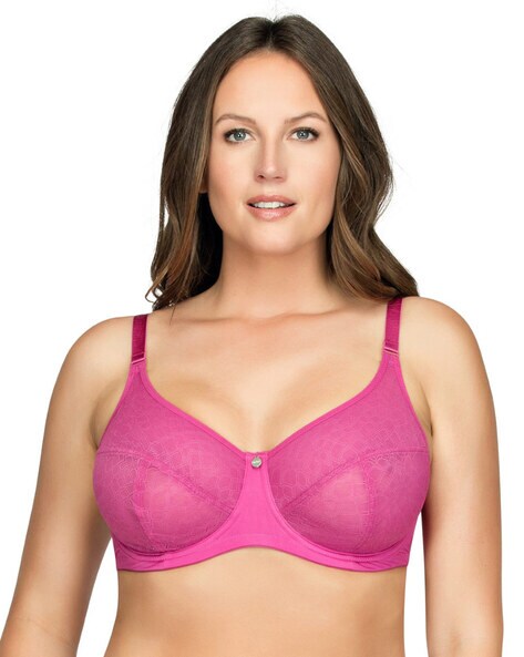 Lace Minimiser Bra with Half Coverage