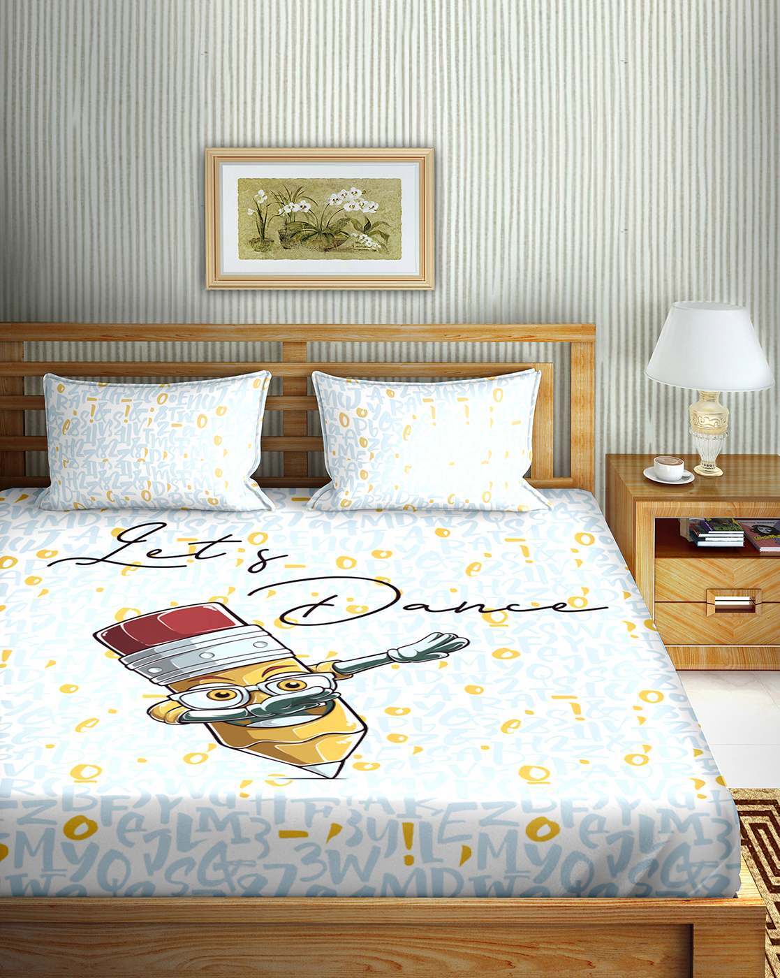 Buy Blue Bedsheets for Home & Kitchen by BELLA CASA Online 