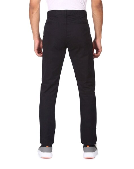 Buy Aeropostale Brown Regular Fit Cotton Trousers for Men Online @ Tata CLiQ
