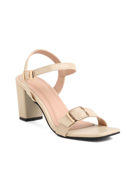 Cream discount chunky sandals