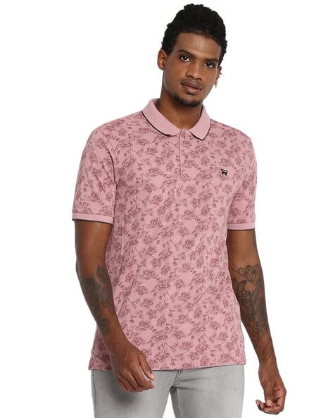 Buy Dusky Pink Tshirts for Men by Wrangler Online 