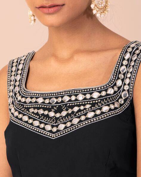 Buy Black Blouses for Women by Indya Online | Ajio.com