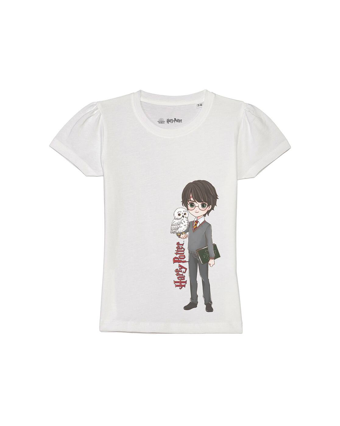 White Tshirts for Girls by Harry Potter 