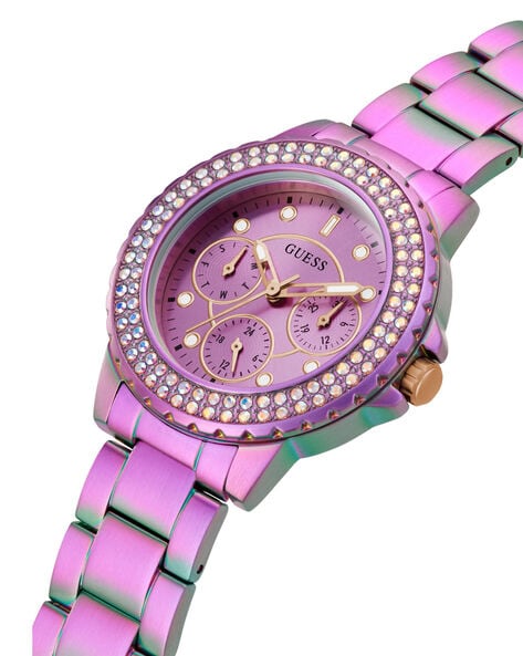 Buy DOWNTOWN-New Butterfly and Rectangle DIAL Girls Watch (Purple) at  Amazon.in