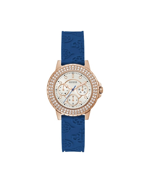 Guess blue hot sale watch women's