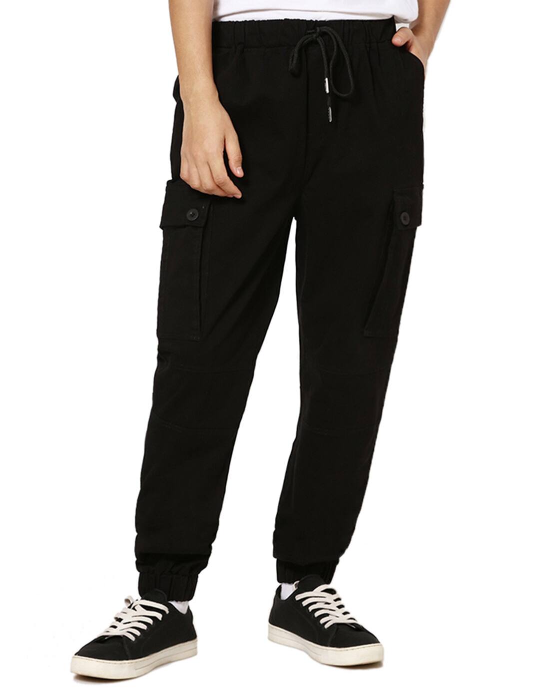 Buy Black Trousers \u0026 Pants for Men by 