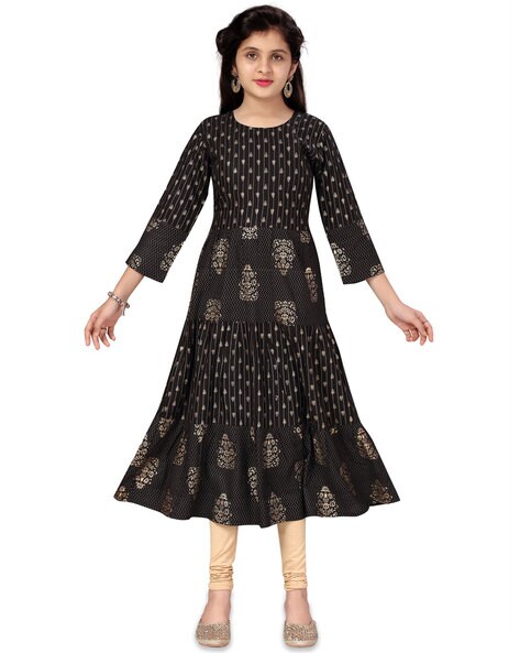 FREE SIZE. As Shown In Image. Designer Kurti With Leggings & Dupatta at Rs  609 in Surat