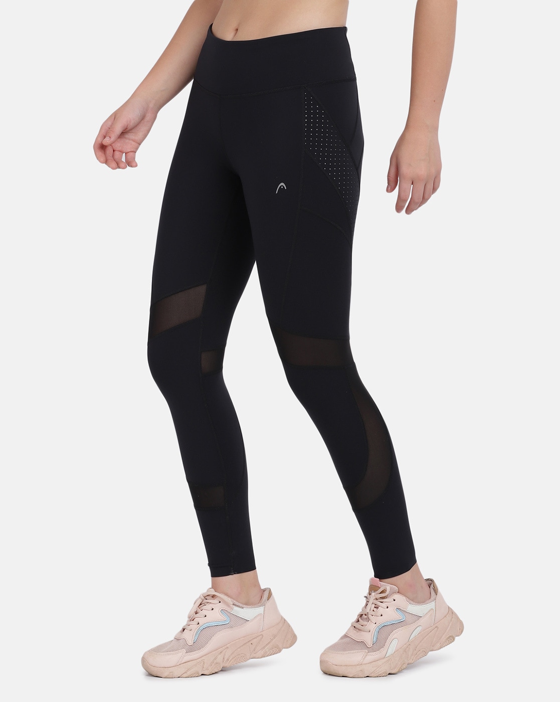 High-Waisted Sweat It Compression Workout Leggings