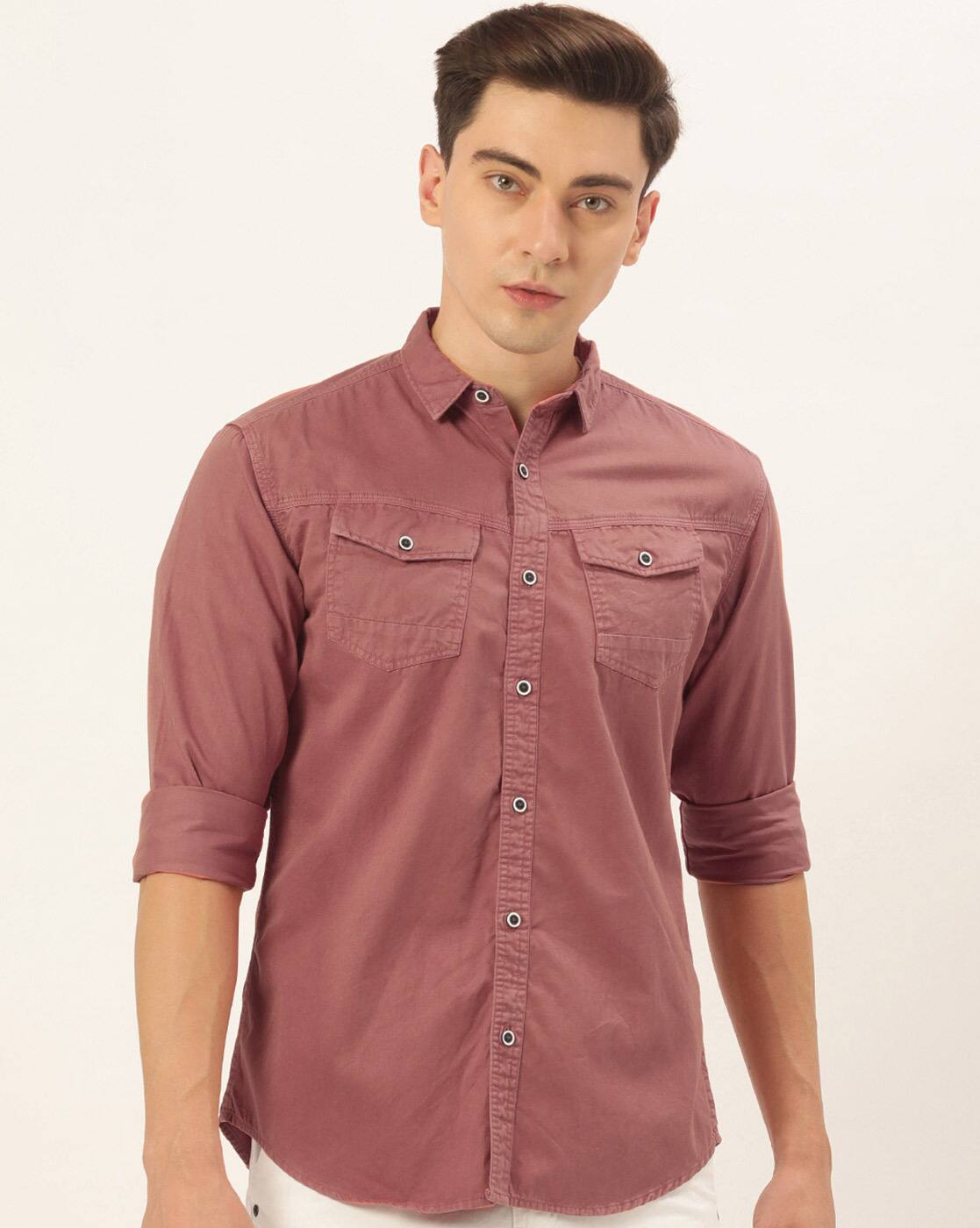 Buy Pink Shirts for Men by iVOC Online 