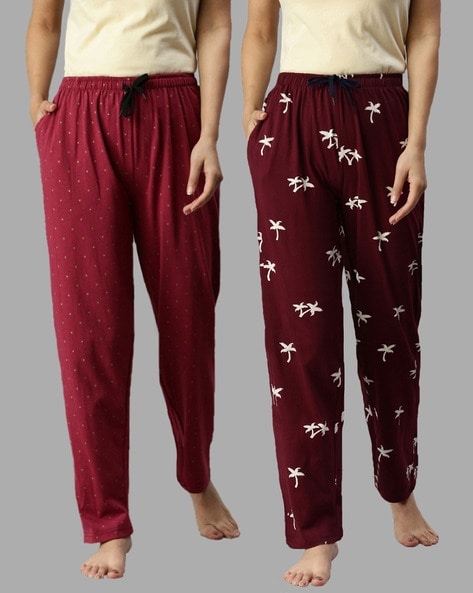 Buy Maroon Pyjamas & Shorts for Women by Kryptic Online