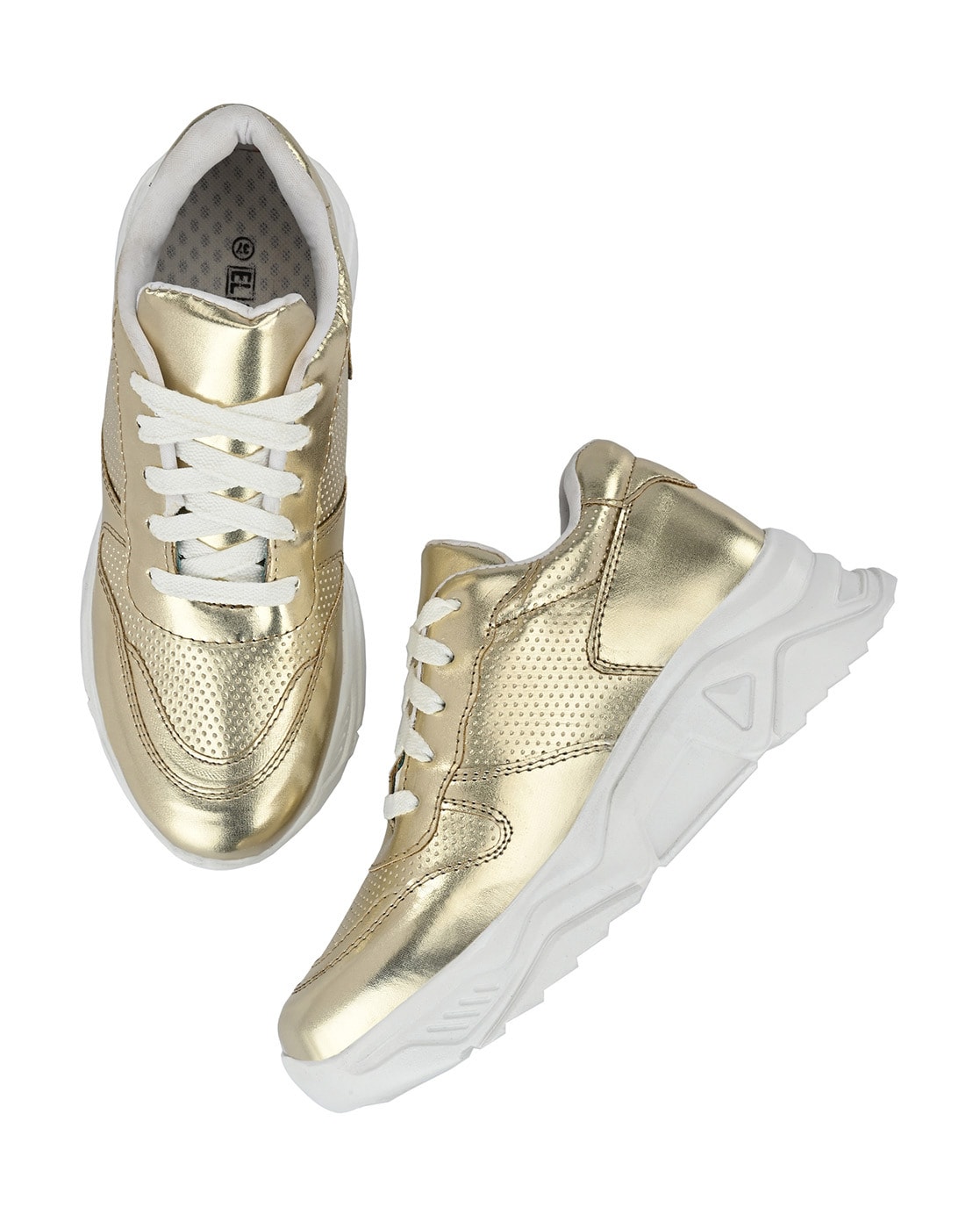 Gold Sneakers Ladies | art-kk.com