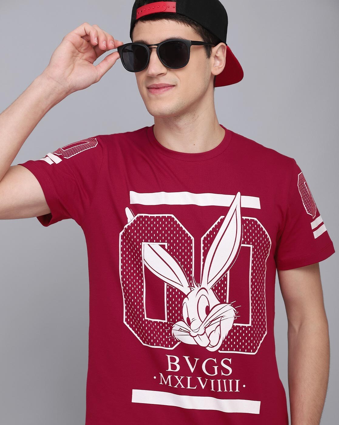 Buy Red Tshirts for Men by Free Authority Online