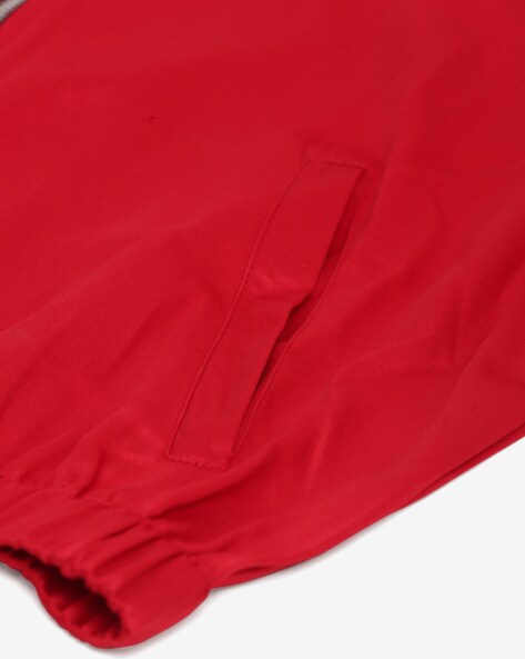 Buy NEUDIS Red Full Sleeves Bomber Jacket for Women's Online