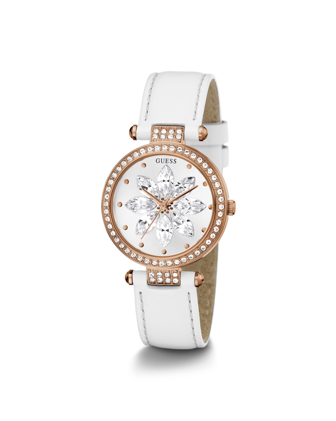 White hot sale guess watch