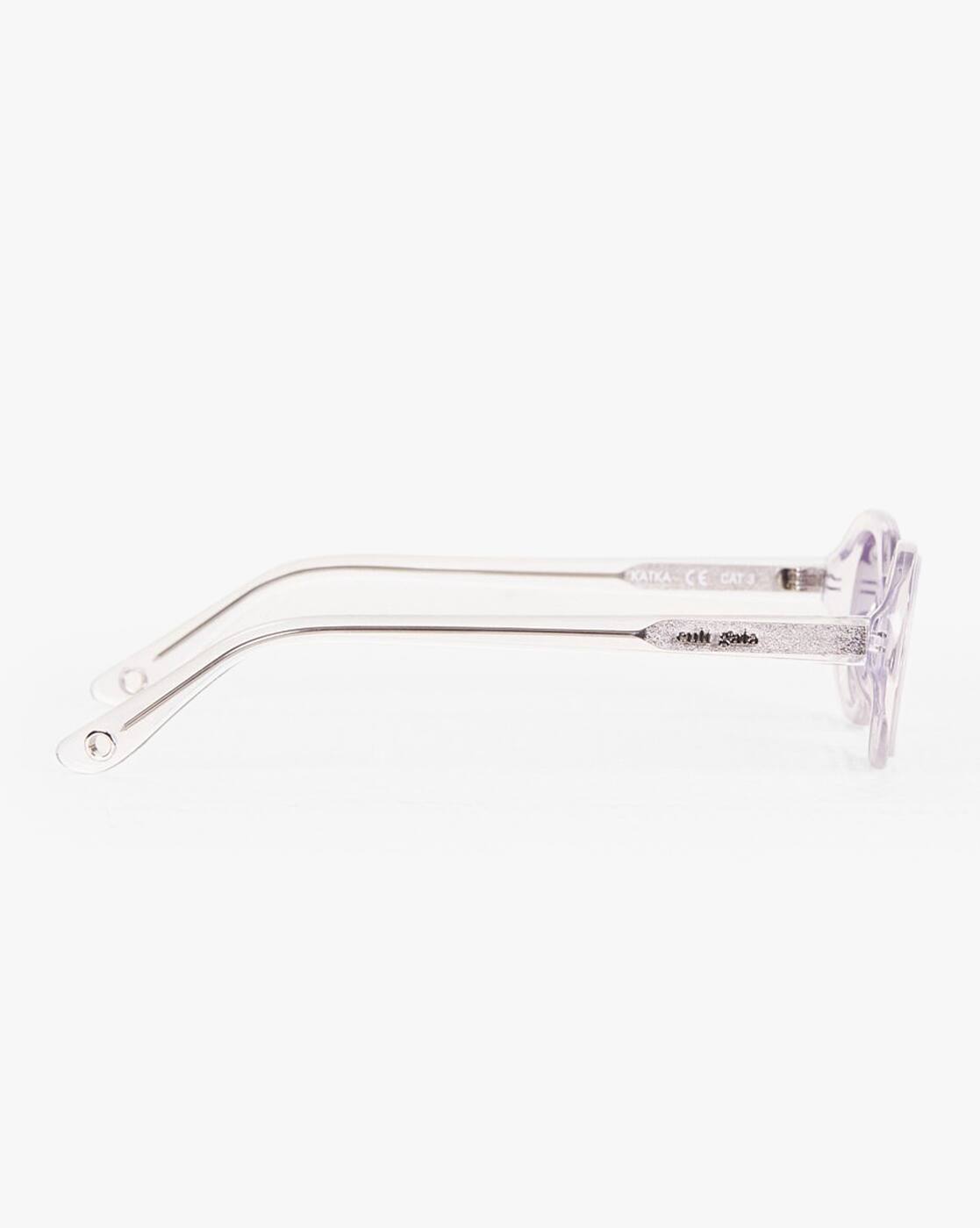 Buy Cult Gaia Katka Oval Sunglasses | White Color Women  display picture 1