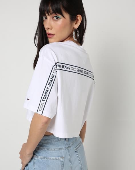 Buy White Tshirts for Women by TOMMY HILFIGER Online