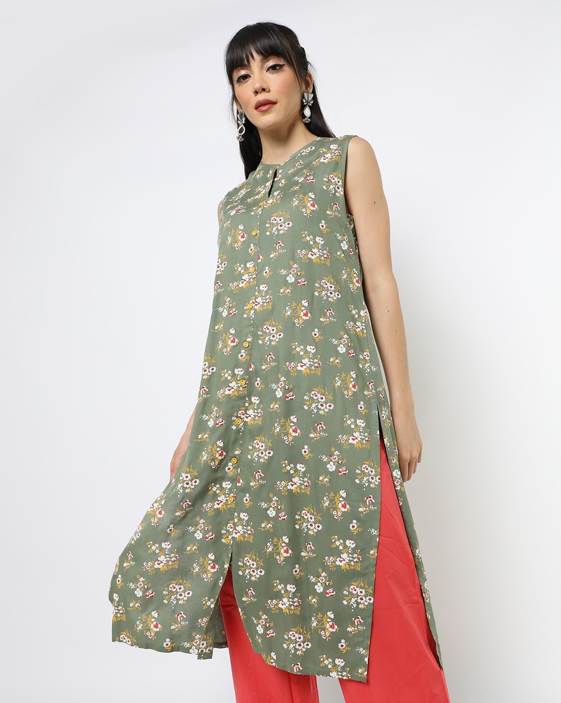 Buy Multicoloured Kurtis & Tunics for Women by Fusion Online | Ajio.com