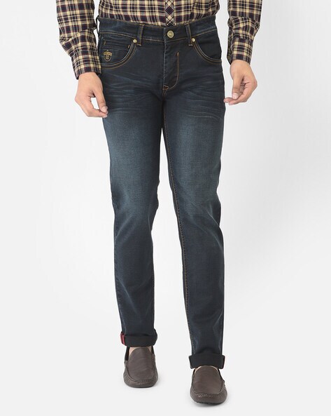 tartan skinny jeans mens