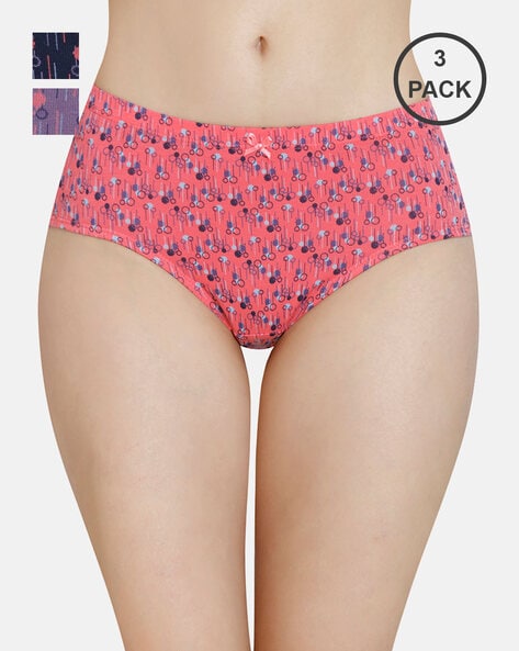 Buy Visca Women Printed Hipster Panty - Anti Bacterial, No Marks Waistband, Quick  Dry, Full Coverage Online at Best Prices in India - JioMart.