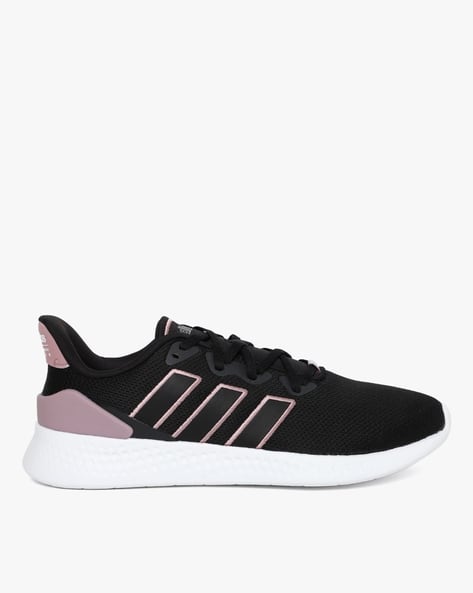 adidas gazelle silver green womens Shop Black Womens adidas Puremotion Lace Up Sneakers – Shoebacca main image 1