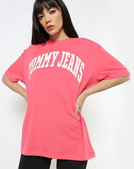 tommy jeans shirt pink