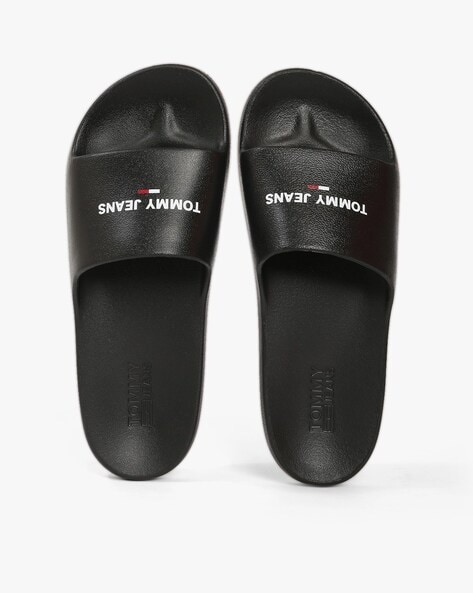 Tommy hilfiger slippers online black