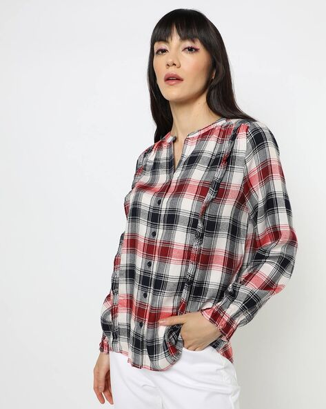 Buy Multicoloured Shirts for Women by DNMX Online