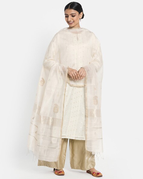 Silk Woven Dupatta Price in India