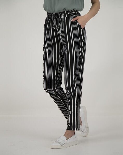 Buy online Girls Striped Cotton Track Pants from boys for Women by A&k for  ₹999 at 58% off | 2024 Limeroad.com