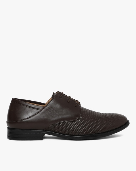 Carlton London Textured Derby Shoes