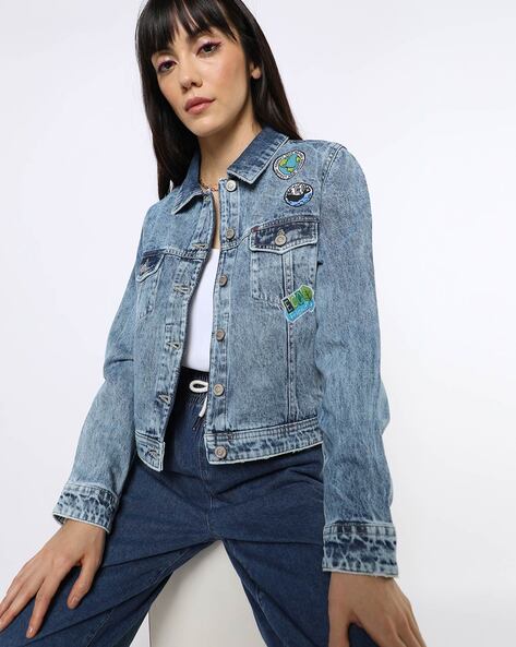 Lee cooper denim jacket cheap womens