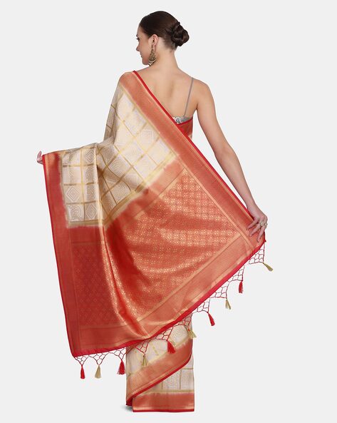 Pure Handwoven Banarasi Sarees - Tilfi