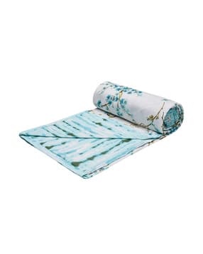 trance home linen 200 GSM Floral Print Single Reversible Blanket-picture-13