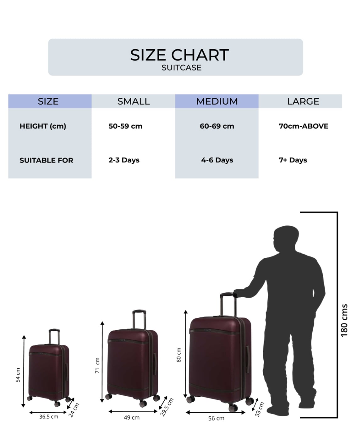 trolley bag with tsa lock