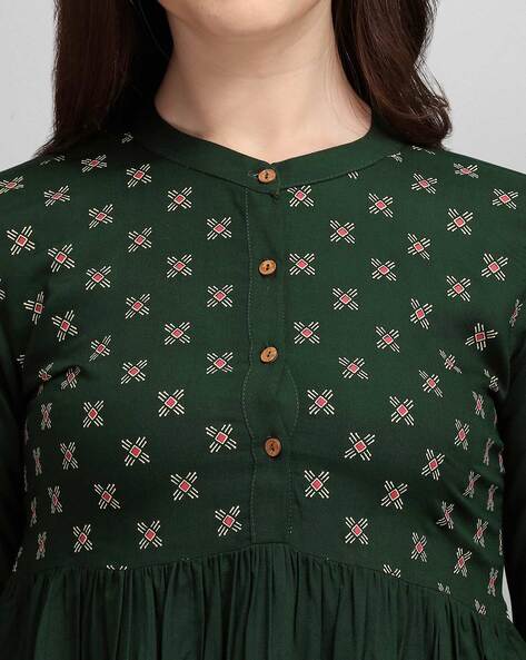 Buy Dark Green Shirts, Tops & Tunic for Women by SELVIA Online