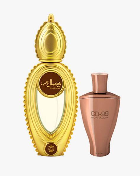 Wisal Dhahab Edp Fruity Floral Perfume For Men And Cd 99 Mukhallat  Concentrated Perfume Oil Floral Oriental Alcohol-Free Attar For Unisex  Parfum