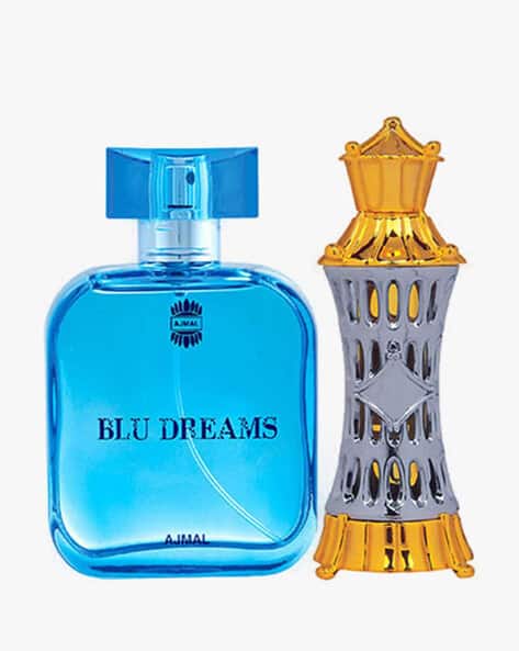 Blu Dreams Edp Citurs Fruity Perfume For Men And Mizyaan Concentrated  Perfume Oil Oriental Musky Alcohol-Free Attar For Unisex Parfum Testers