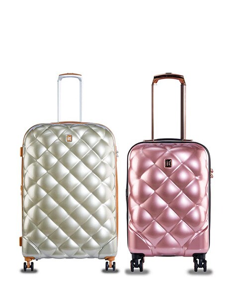 it luggage grey and rose gold